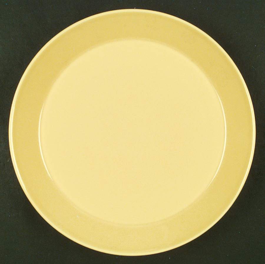 Teema Yellow Dinner Plate by Arabia of Finland-1