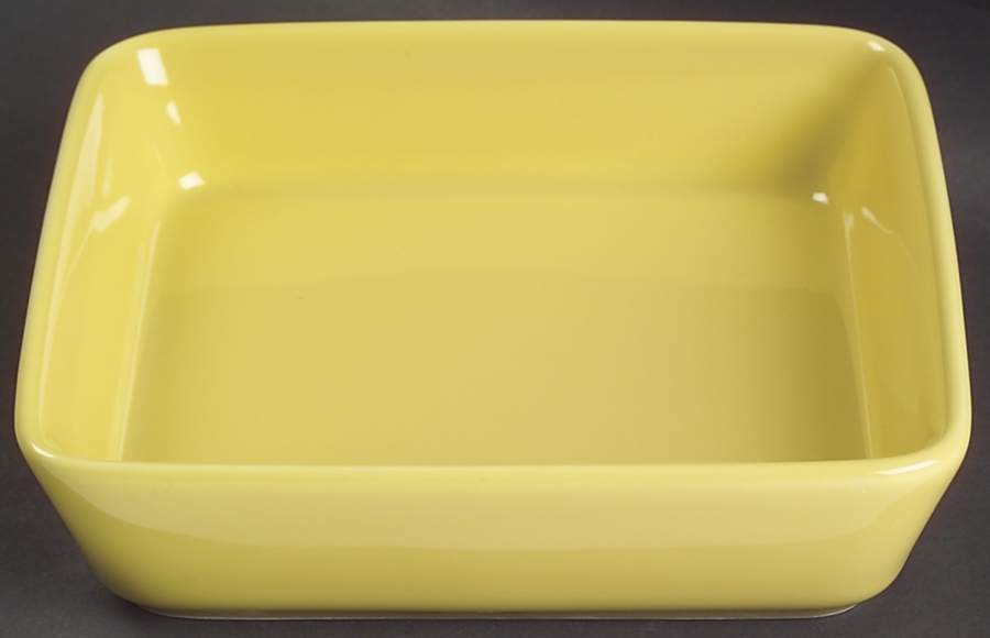 Teema Yellow 6" Square Vegetable Bowl by Arabia of Finland-1