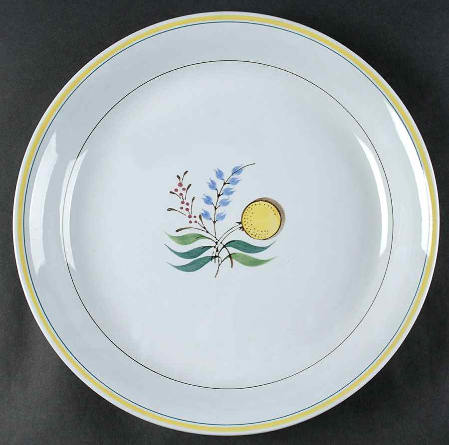 Windflower 13" Chop Plate (Round Platter) by Arabia of Finland-1