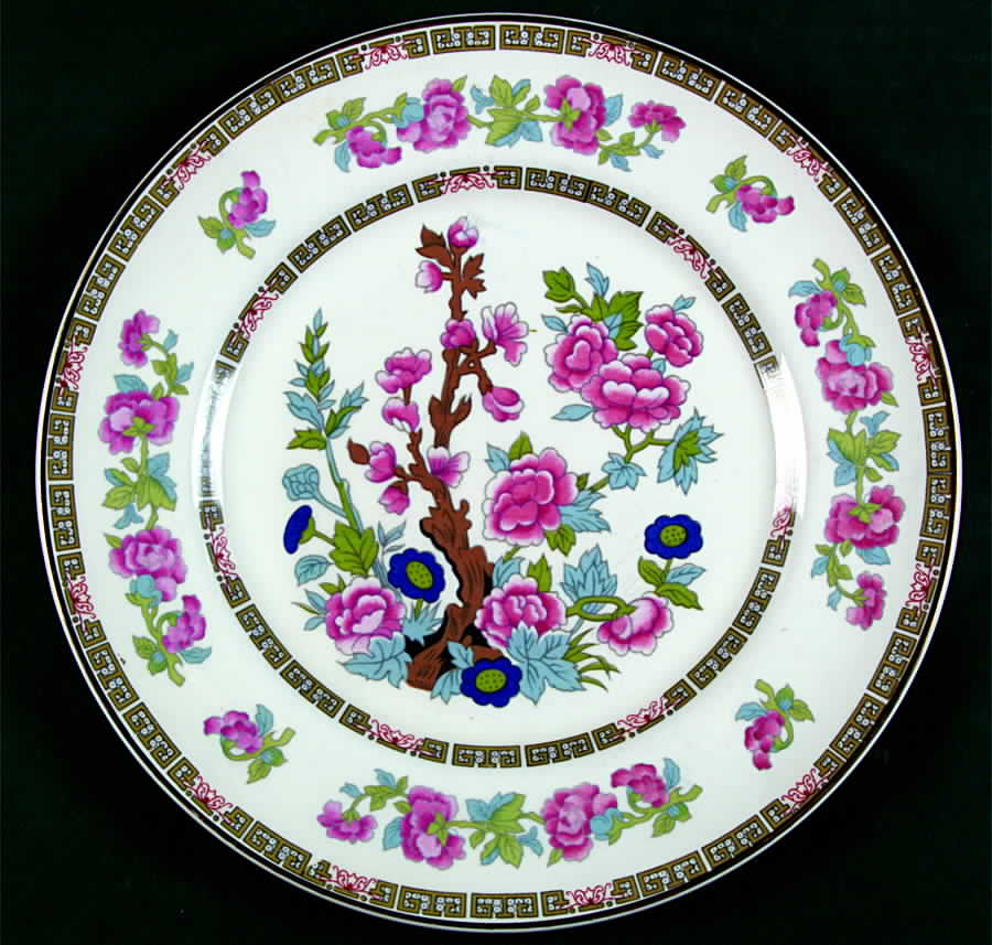 Famel Rose Dinner Plate by Arklow-1