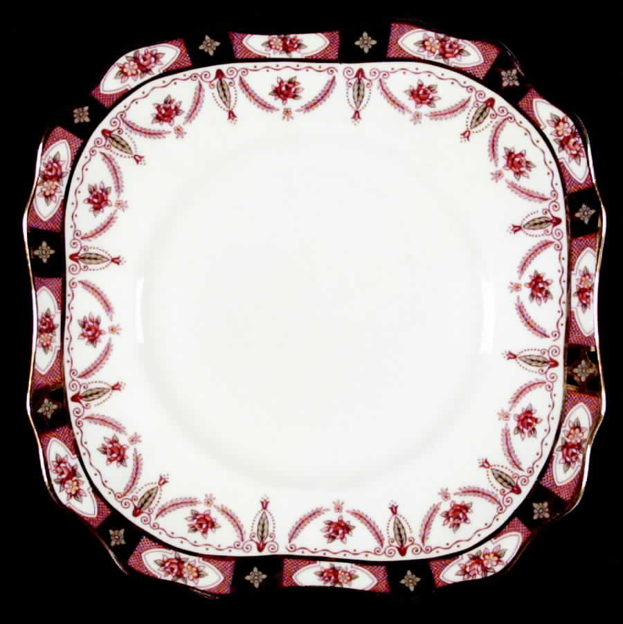 Royal Linden Square Cake Plate by Arklow-1