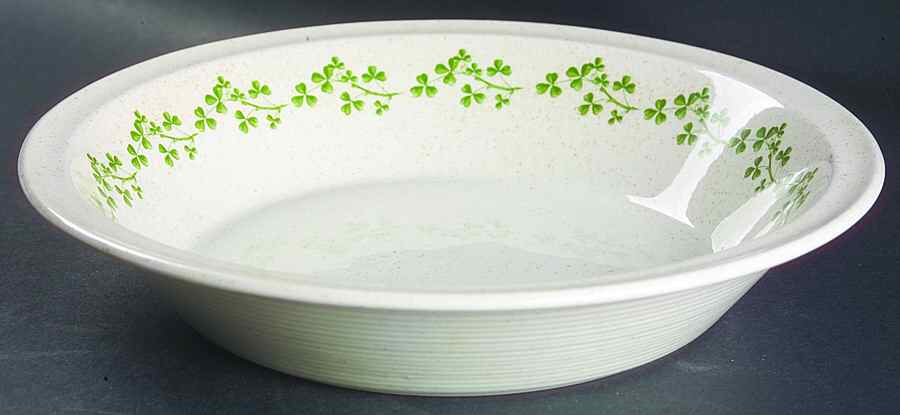 Wild Shamrock 10" Round Vegetable Bowl by Arklow-1