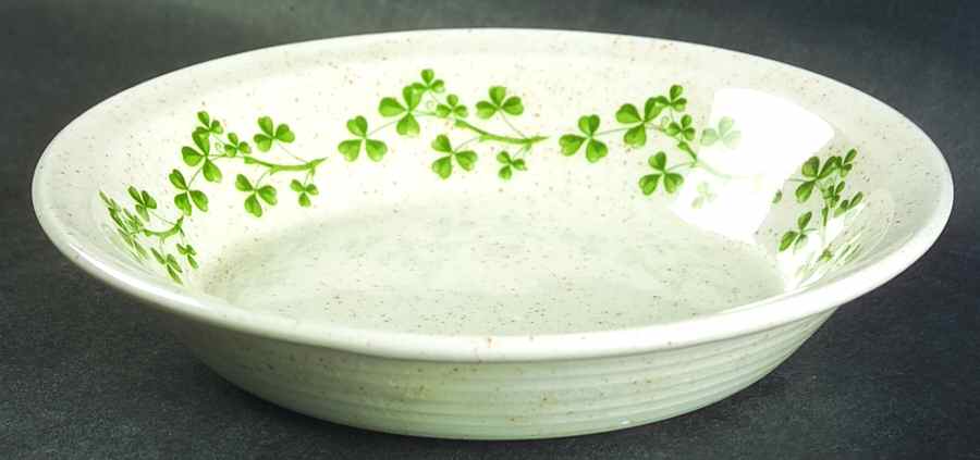 Wild Shamrock Rim Fruit/Dessert (Sauce) Bowl by Arklow-1