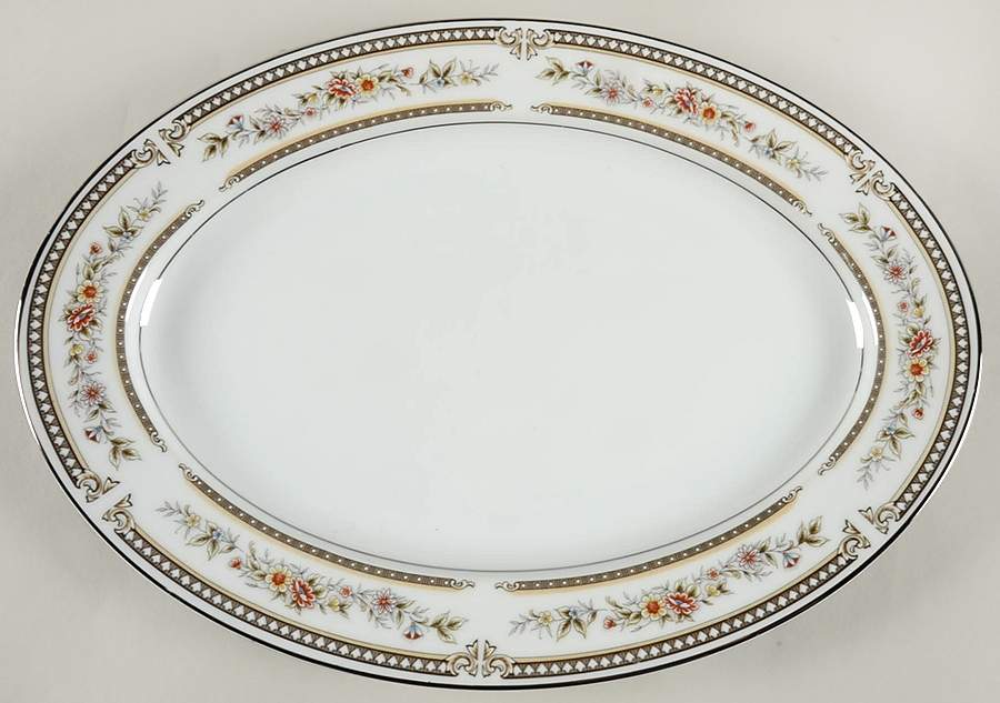 Lascala 14" Oval Serving Platter by Arlen-1