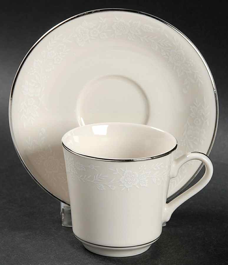 Winterset Flat Demitasse Cup & Saucer Set by American Royalty-1