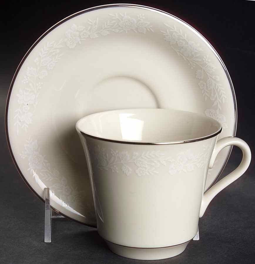 Winterset Flat Cup & Saucer Set by American Royalty-1