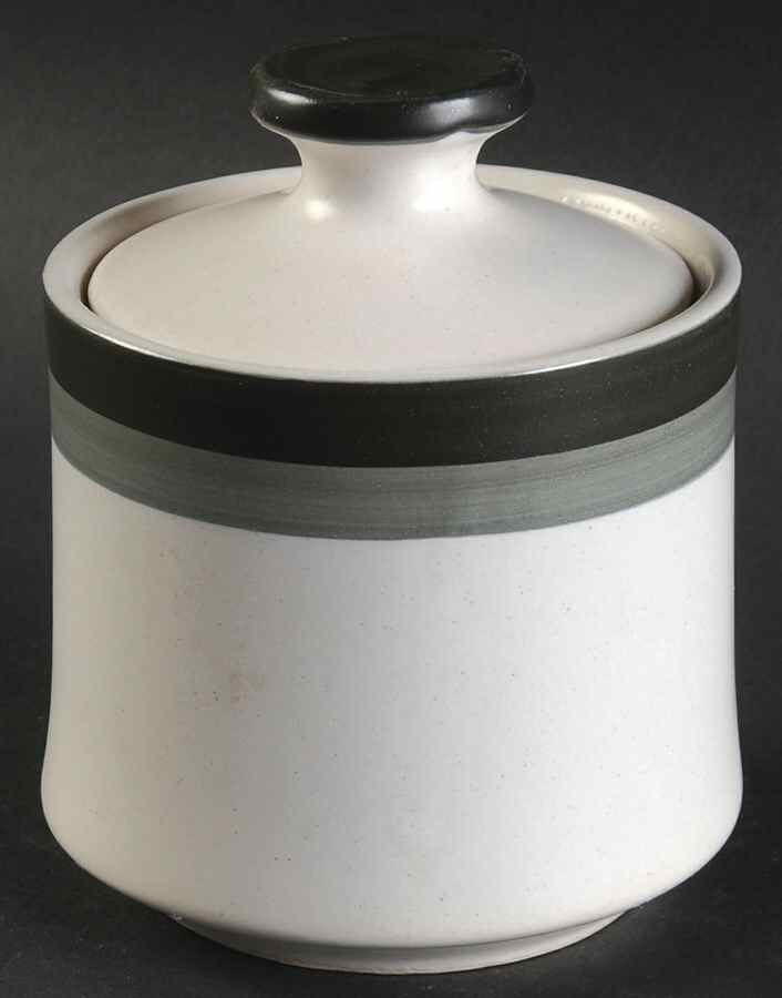 Black Foot Sugar Bowl & Lid by Arrowstone-1