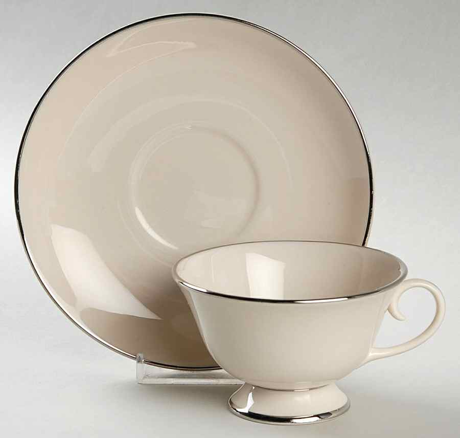 Palace Royal Footed Cup & Saucer Set by Aristocraft-1