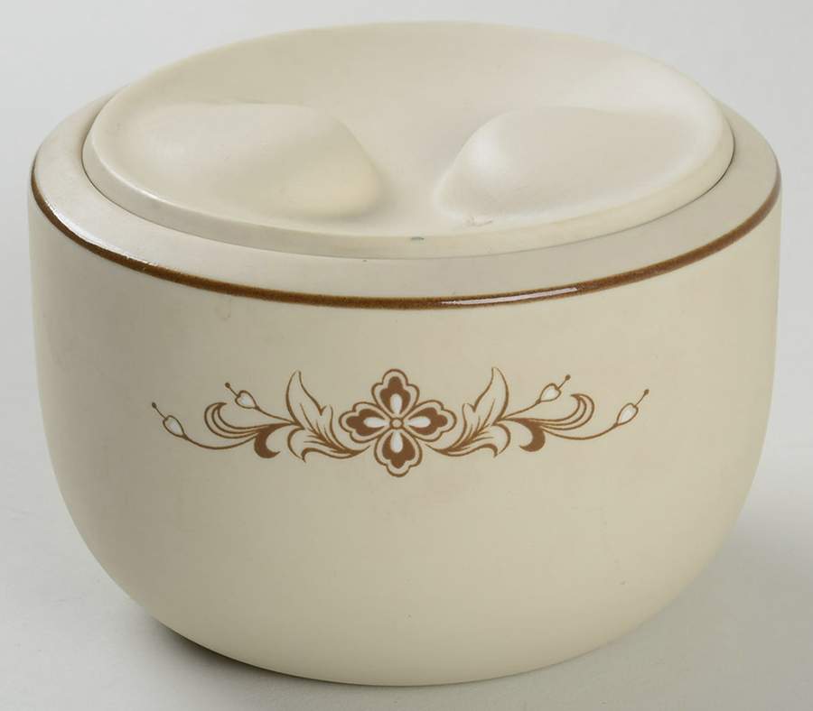 Celebration Brown Sugar Bowl & Lid by Arita-1