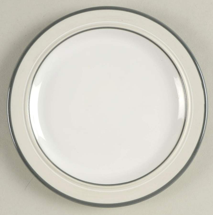 Genesis Grey Bread & Butter Plate by Arita-1