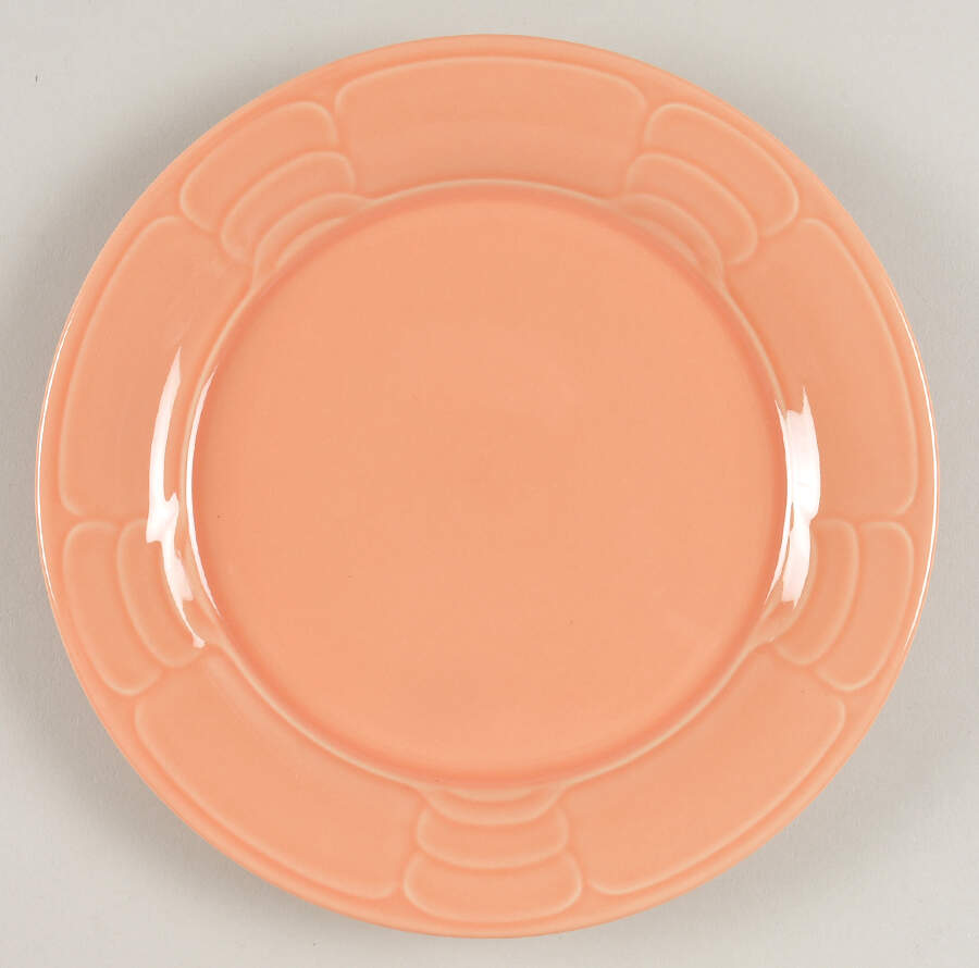 Sculptura Peach Salad Plate by Arita-1