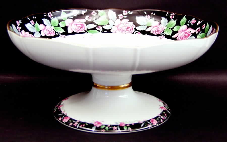 Victoria's Garden Round Compote (Height X Width) by Arita-1