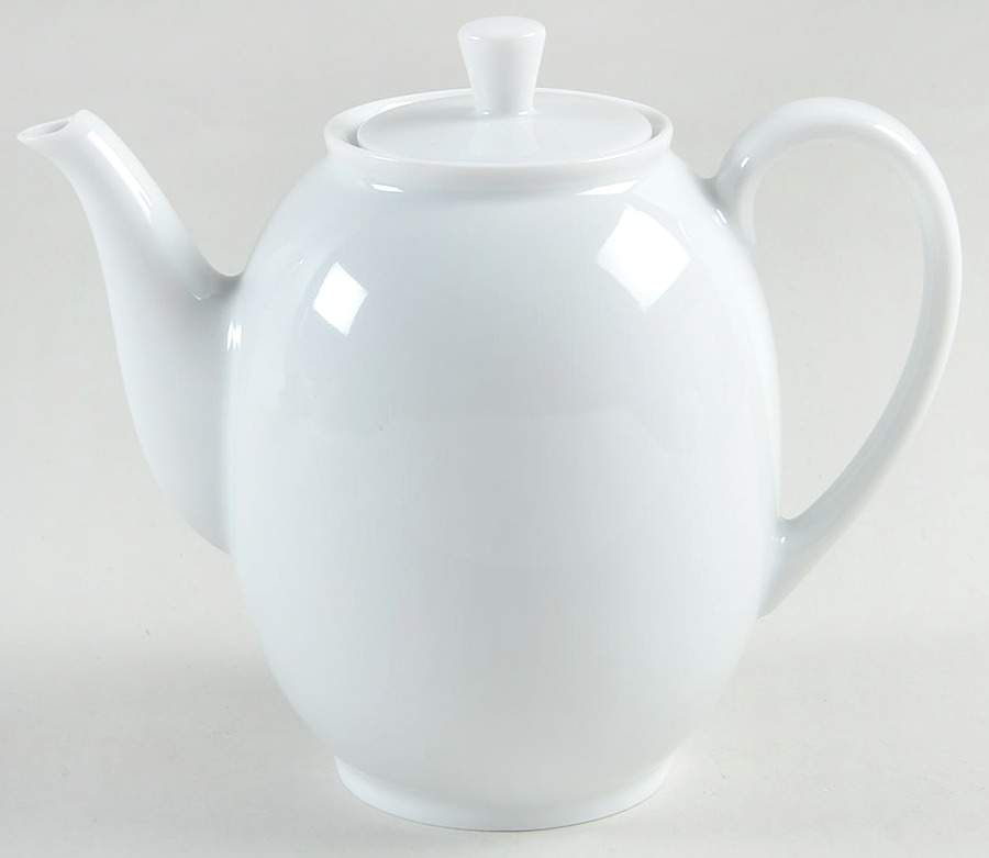 Arzberg White (Shape 1382) Mini Coffee Pot & Lid by Arzberg-1