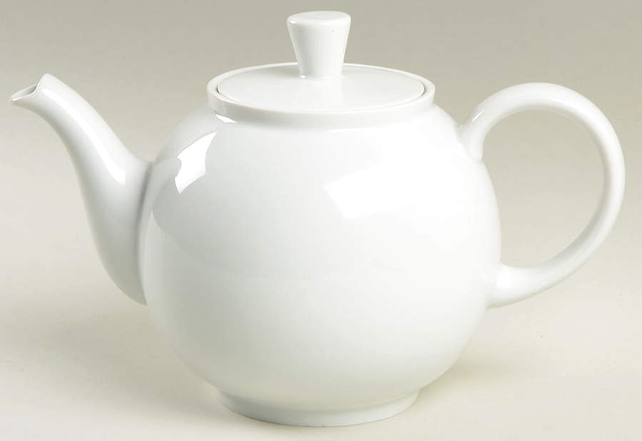 Arzberg White (Shape 1382) Teapot & Lid by Arzberg-1