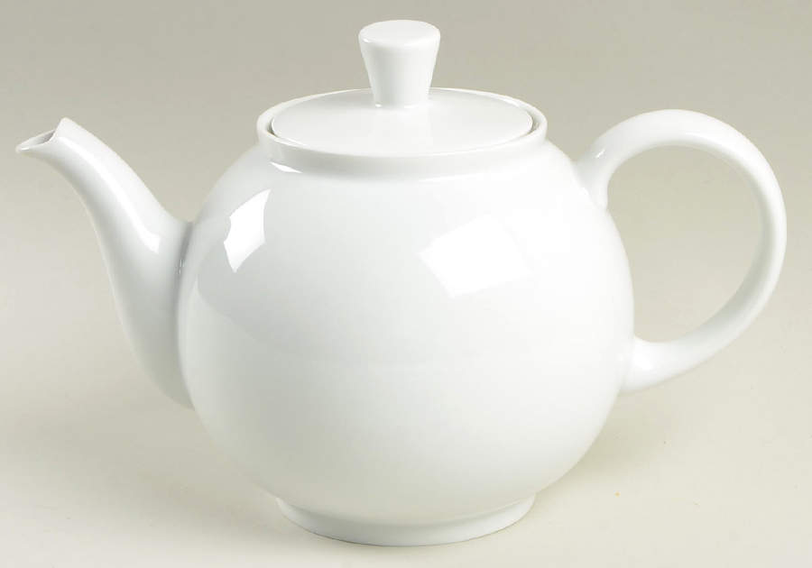 Arzberg White (Shape 1382) Teapot & Lid by Arzberg-1