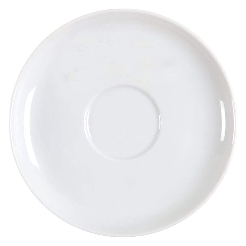 Arzberg White (Shape 1382) Saucer for Flat Cup by Arzberg-1