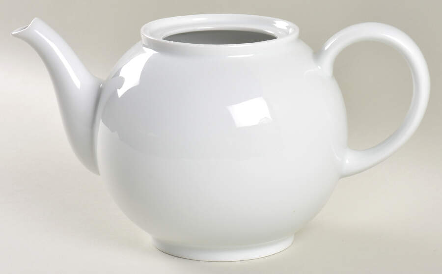 Arzberg White (Shape 1382) Teapot No Lid by Arzberg-1