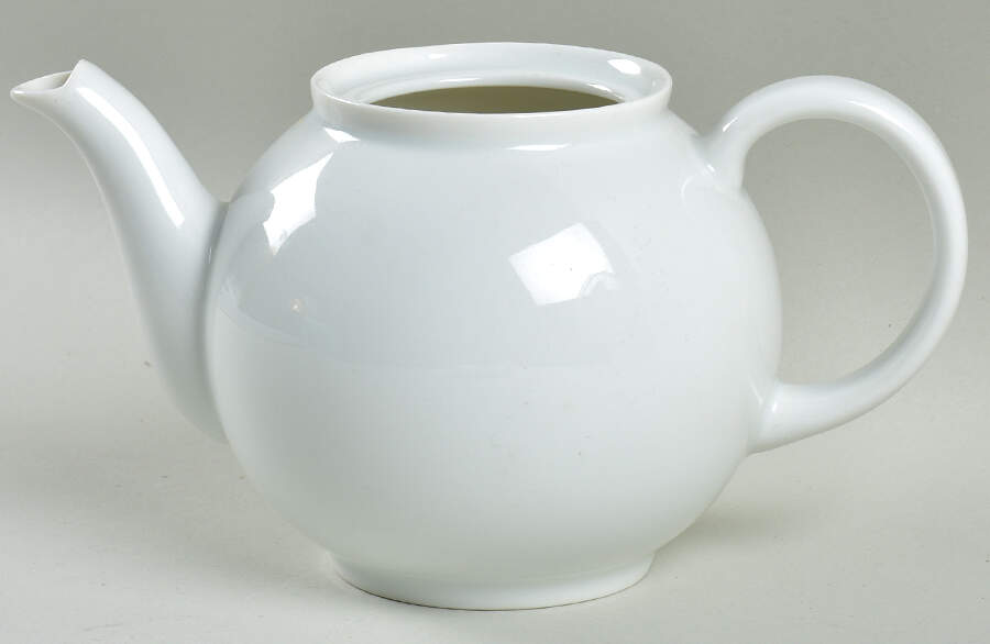Arzberg White (Shape 1382) Mini Teapot No Lid by Arzberg-1