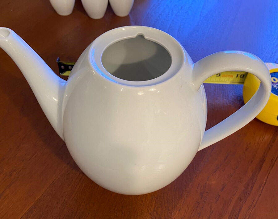 Arzberg White (Shape 1382) Coffee Pot No Lid by Arzberg-1
