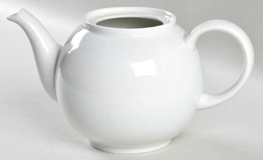 Arzberg White (Shape 1382) Teapot No Lid by Arzberg-1