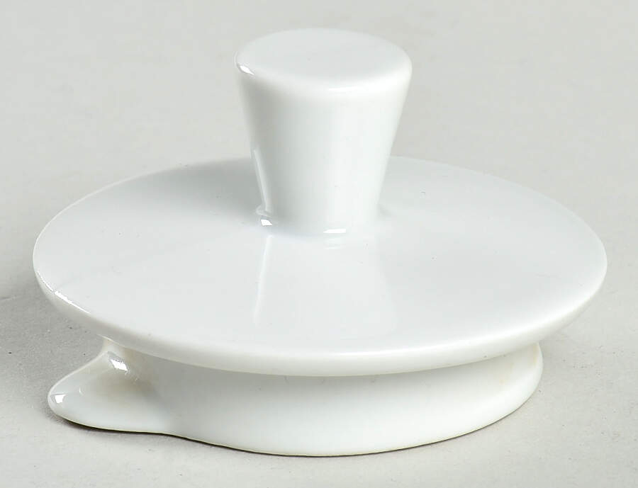 Arzberg White (Shape 1382) Lid for Teapot by Arzberg-1