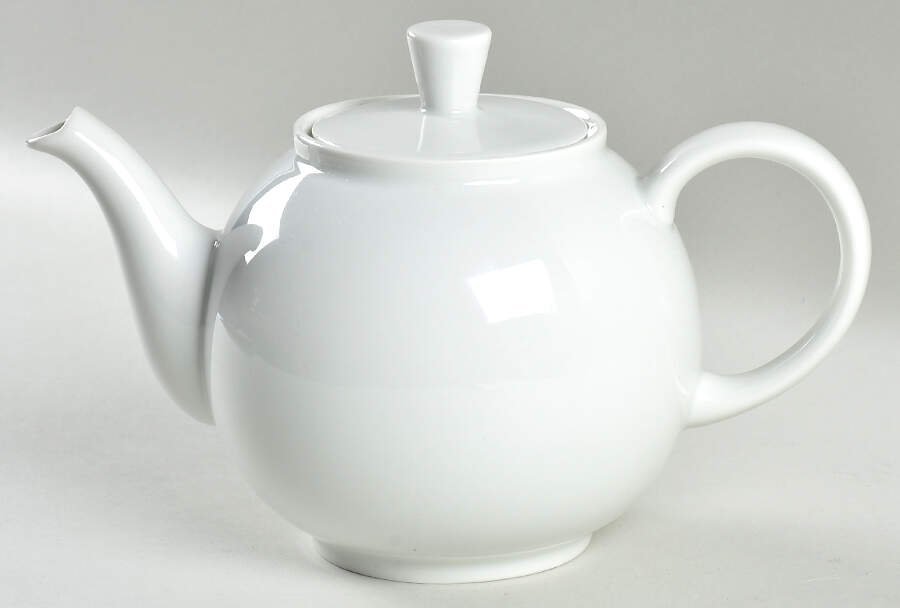 Arzberg White (Shape 1382) Teapot & Lid by Arzberg-1