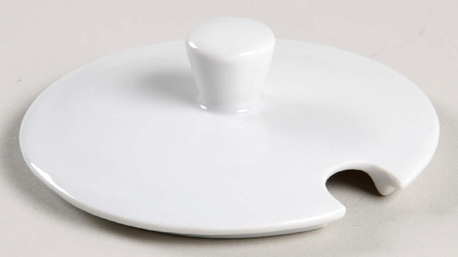 Arzberg White (Shape 1382) Lid for Mini Sugar Bowl by Arzberg-1
