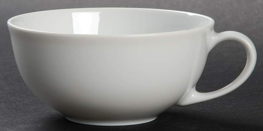 Arzberg White (Shape 1382) Flat Cup by Arzberg-1