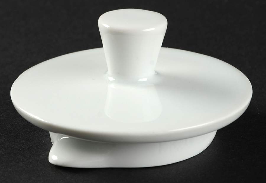 Arzberg White (Shape 1382) Lid for Individual Teapot by Arzberg-1
