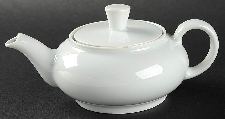 Arzberg White (Shape 1382) Individual Teapot & Lid by Arzberg-1