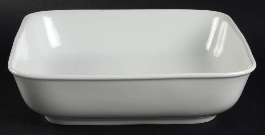 Arzberg White (Shape 1382) 8" Square Vegetable Bowl by Arzberg-1