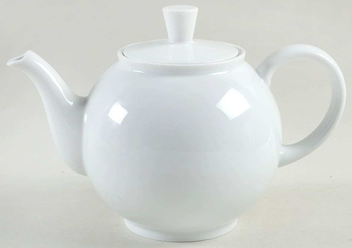 Arzberg White (Shape 1382) Teapot & Lid by Arzberg-1