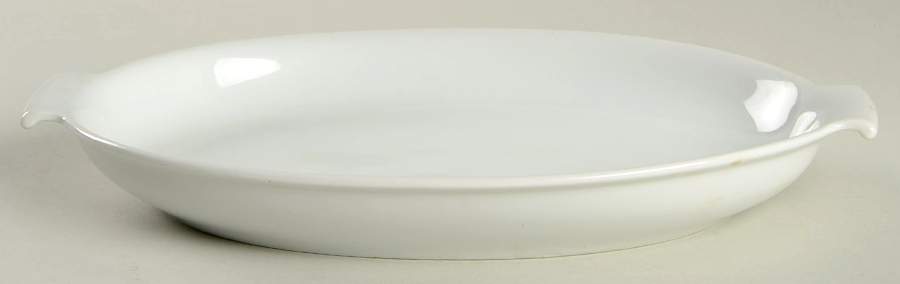 Arzberg White (Shape 1382) 11" Oval Baker by Arzberg-1