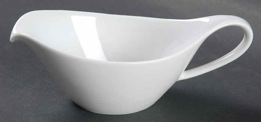 Arzberg White (Shape 1382) Individual Gravy Boat by Arzberg-1