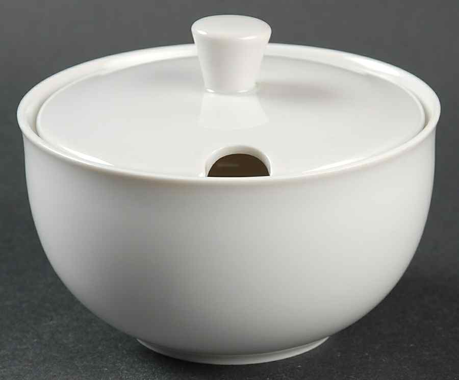 Arzberg White (Shape 1382) Jam/Jelly & Lid by Arzberg-1
