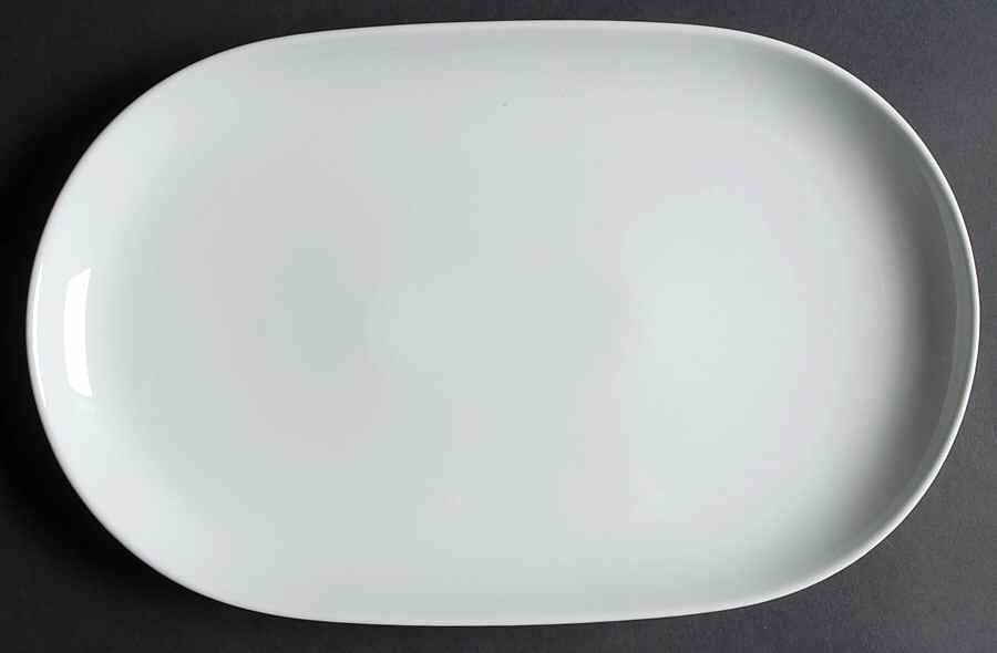 Arzberg White (Shape 1382) 14" Oval Serving Platter by Arzberg-1