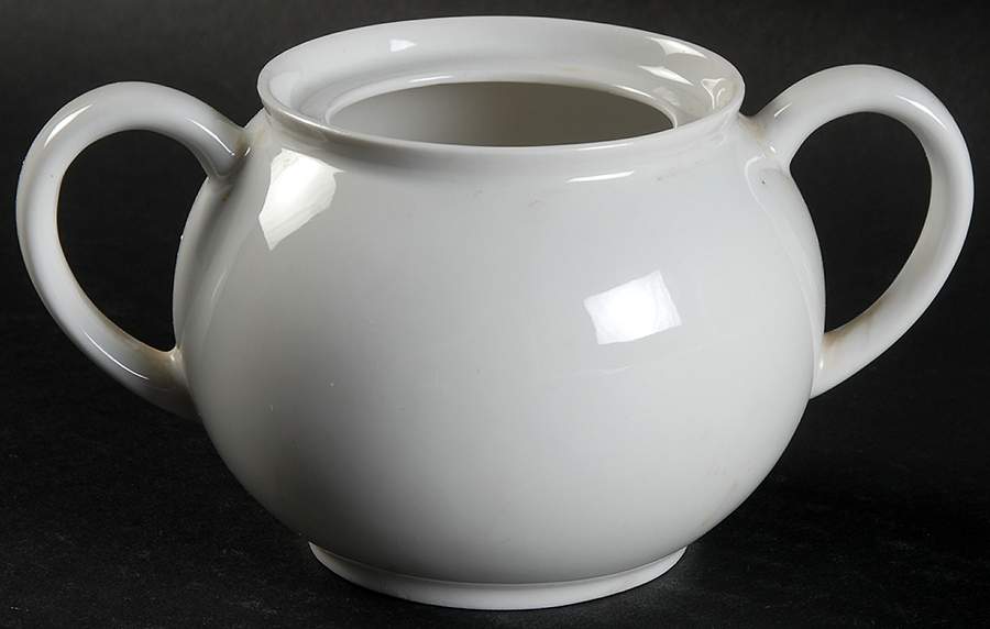 Arzberg White (Shape 1382) Sugar Bowl No Lid by Arzberg-1