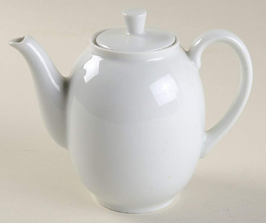 Arzberg White (Shape 1382) Individual Coffee Pot & Lid by Arzberg-1