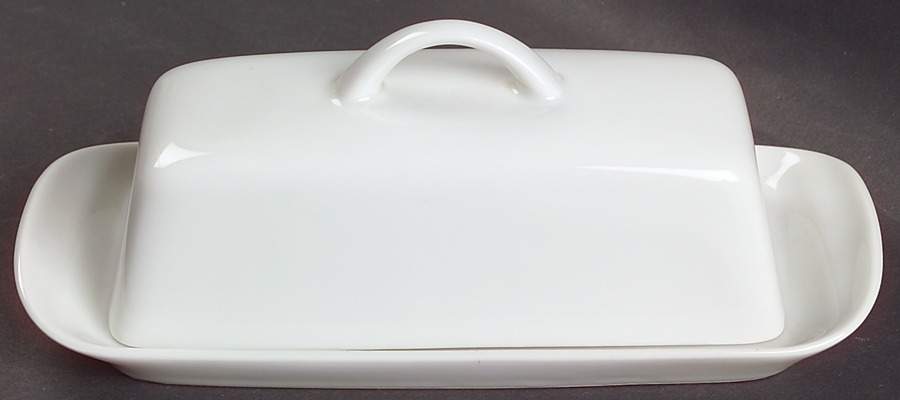 Arzberg White (Shape 1382) 1/4 Lb Covered Butter by Arzberg-1