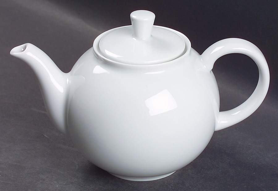 Arzberg White (Shape 1382) Mini Teapot & Lid by Arzberg-1