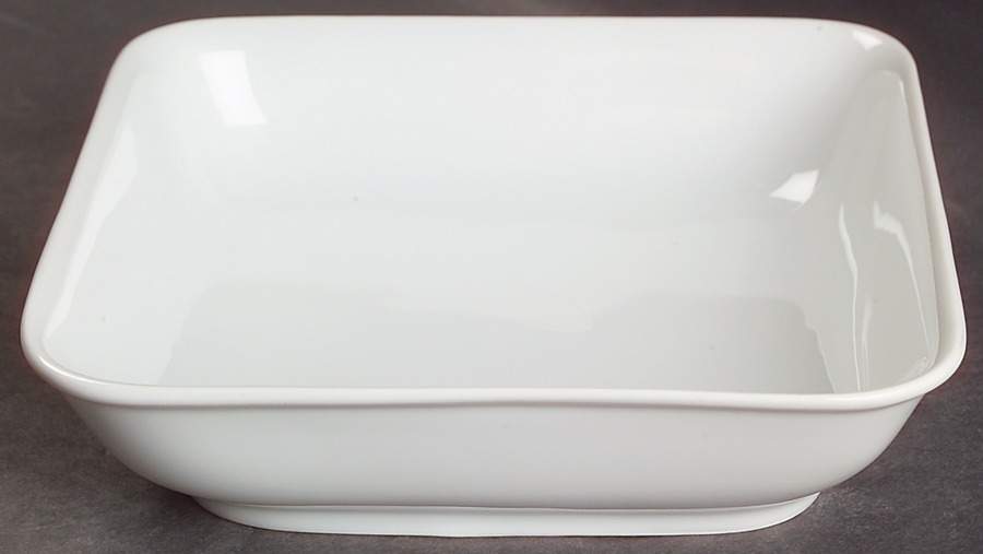 Arzberg White (Shape 1382) 6" Square Vegetable Bowl by Arzberg-1