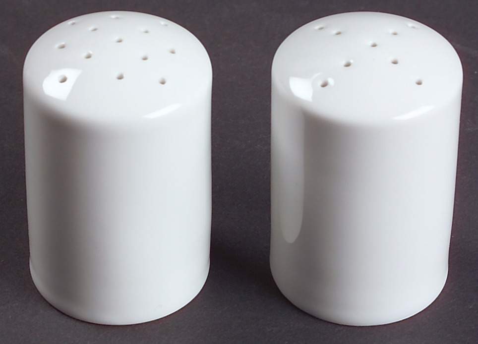 Arzberg White (Shape 1382) Salt & Pepper Set by Arzberg-1