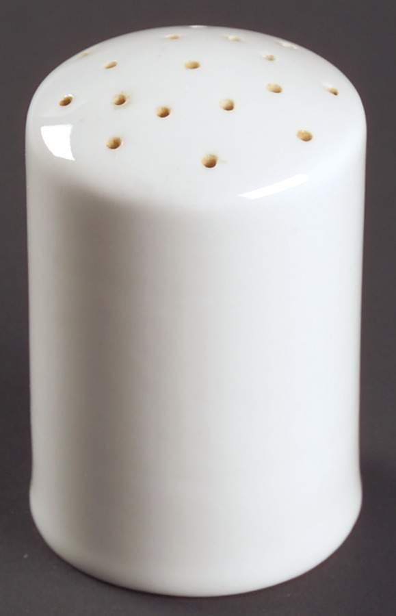 Arzberg White (Shape 1382) Pepper Shaker by Arzberg-1