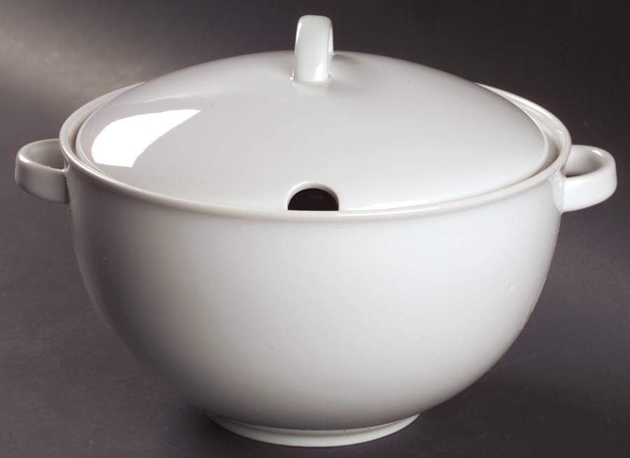 Arzberg White (Shape 1382) Tureen &  Lid by Arzberg-1