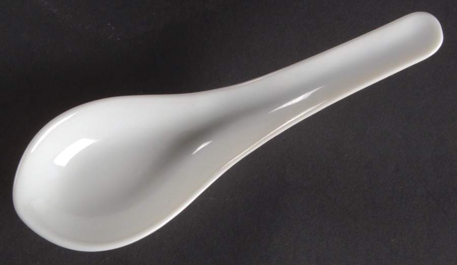 Arzberg White (Shape 1382) Chinese Teaspoon by Arzberg-1
