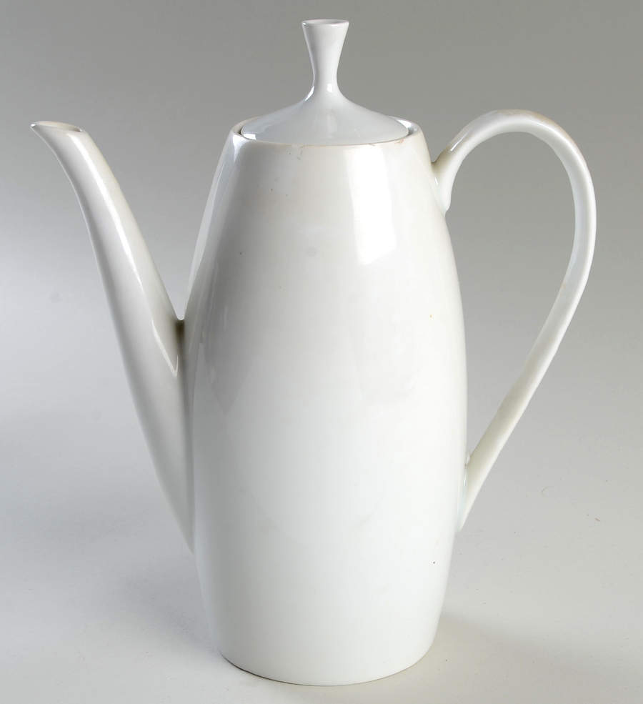 Arzberg White (Shape 2025) Coffee Pot & Lid by Arzberg-1