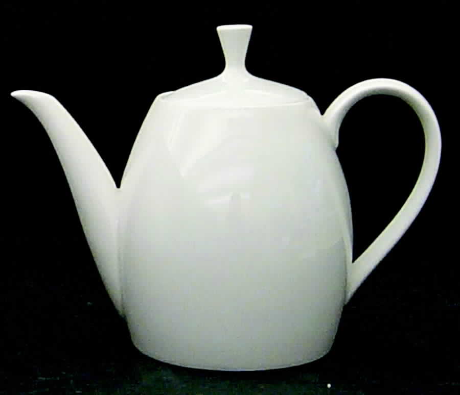 Arzberg White (Shape 2025) Teapot & Lid by Arzberg-1