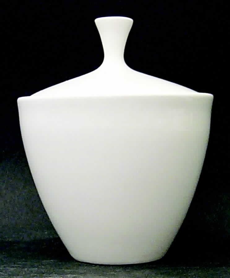 Arzberg White (Shape 2025) Sugar Bowl & Lid by Arzberg-1