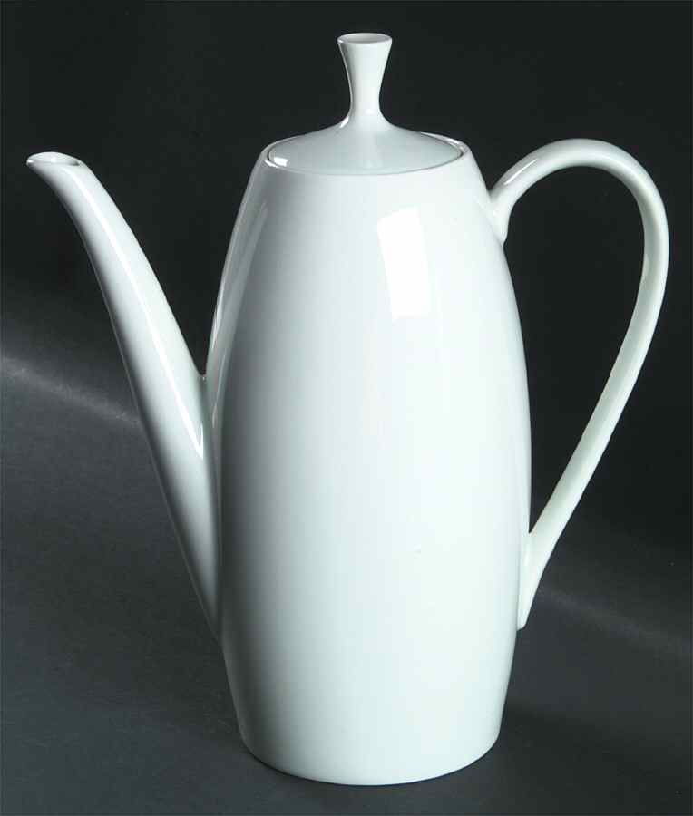 Arzberg White (Shape 2025) Coffee Pot & Lid by Arzberg-1