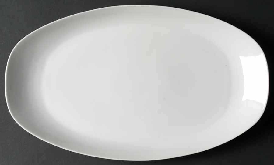 Arzberg White (Shape 2025) 13" Oval Serving Platter by Arzberg-1